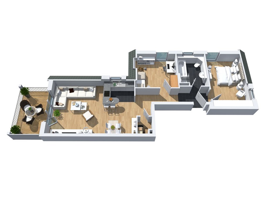 3-Zimmerwohnung (A32) - Haus A